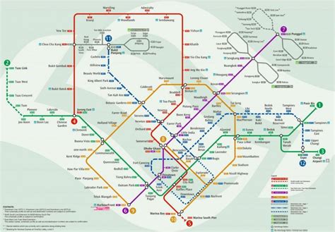 singapore map mrt stations